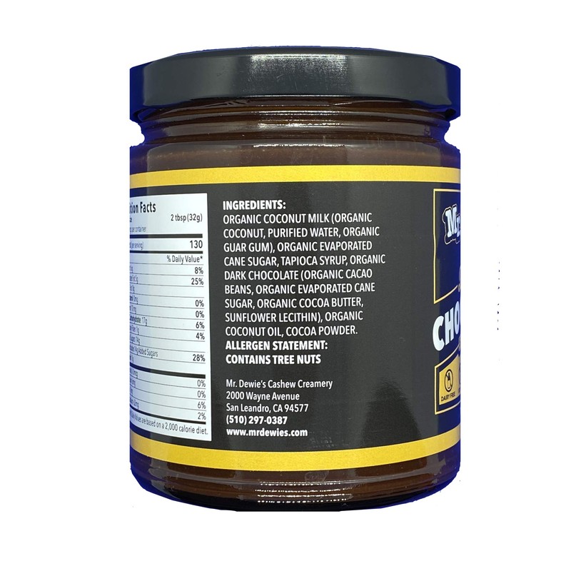 Mr. Dewie's Organic Vegan Dessert Sauces (Chocolate)