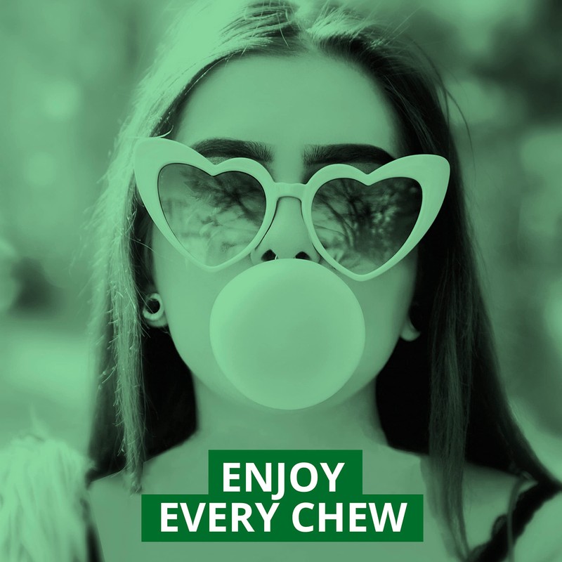 Trident Spearmint Sugar-Free Chewing Gum, Bulk, 24 Packs of 14