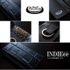 India, Made in Italy, Crocodile Embossed Phantom Leather, Key Case,