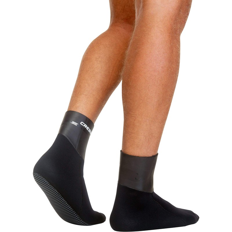 Cressi Unisex's Sarago Socks 3mm Neoprene Thermal Boots, Black, M-7/7.5