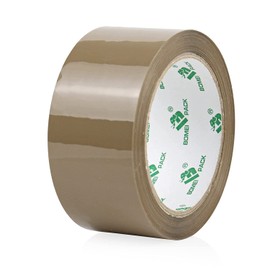 Zale Yardley Brown Packing Tape, 48mm x 66m Kraft Paper Tape for Packing Boxes, Parcel Shipping Cardboard and Carton Sealing Provides a Strong, Secure and Sticky Seal for your Boxes