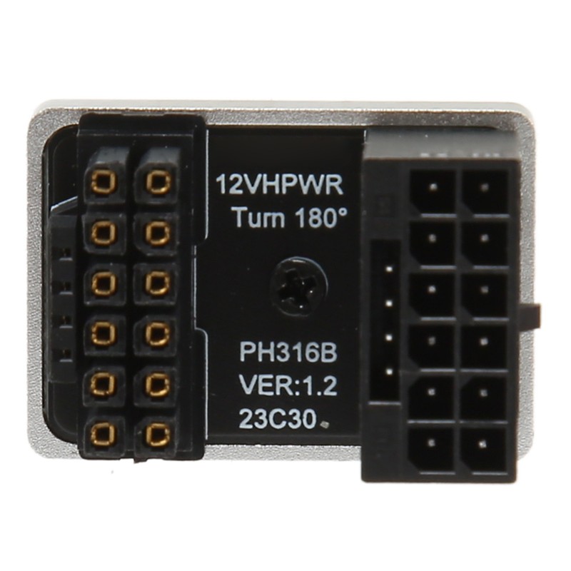 ATX 16Pin Male to 16pin Female 180 Degree Angled Adapter