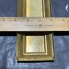 UNFINISHED STAMPED BRASS 9” LONG X 3” WIDE RECTANGLE BACK