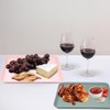 KiKiHong 2 Piece Rectangular Tray,Small Tray,Reusable Plastic Tray,Tea Tray,Fast Food