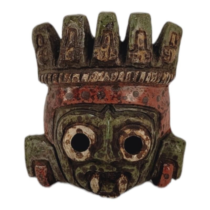 Tlaloc Aztec Screaming Whistle, Tlaloc Aztec God Of Water Decor