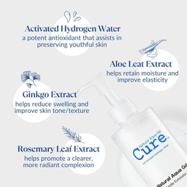 Saturday's Cure |Aqua Gel Gentle Exfoliator Clear, Soft Skin Non-Abrasive Face and Body Cleanser Sensitive Big Size 8.82 Oz 8.82 Fl Oz / 토요의 큐어 | 아쿠아 젤 순한 각질 제거제 맑고 부드러운 피부 비마모성 페이스 앤 바디 클렌저 민감한 빅 사이즈 8.82온스 8.82 Fl Oz