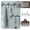 Coat Rack Black Metal Leaves Wall Coat Rack Hallway Wall