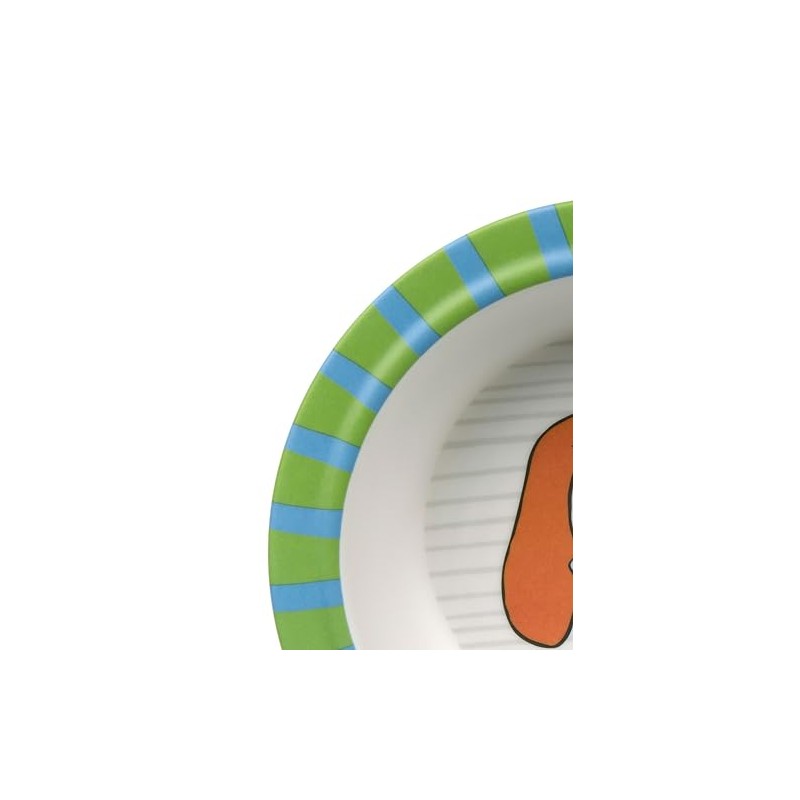 SIGIKID Bowl Rabbit RingelDingel rPET Green/Blue/Multicoloured, One Size, Green/Blue/Multicoloured