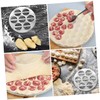iplusmile 2pcs Dumpling Maker Aluminum Dumpling Mold for Ravioli Wontons