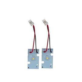 2PK LED Light Module Assembly Replacement for Whirlpool, Ken-more, Kitchen-Aid, May-tag Refrigerators - Compatible with W10843353, W11205083, W10695459, W10412708, W10279030-Fridge Light Board
