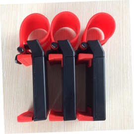 SEWACC Car Steering Wheel Phone Holder Adjustable Hands-Free Mount for Smartphones Universal Fit Red for Drivers