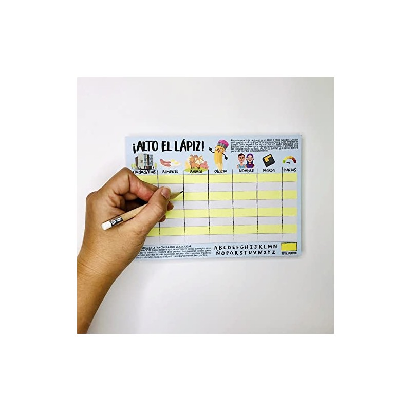 Tall Pen, Tutti Frutti Stop with Pad and Pens for