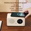 Joiimu Bluetooth Speakers with Desk Clock, FM Radio Alarm Clock,
