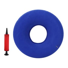 ENN LLC Light Blue Portable Donut Air Cushion for Zabuton Chair (Blue)