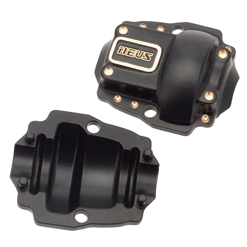 MEUS RACING 7g Ascent 18 Brass Diff Cover Front and