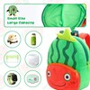 REX-SANTO Animal Toddler Backpack for Kids,Cute Plush Cartoon Mini Backpack