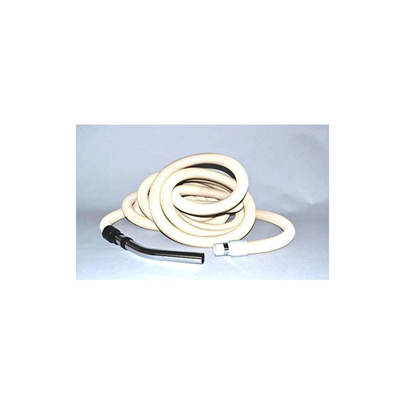 Central Vacuum Cleaner Hose Assembly 30Ft Crushproof Vacu-Maid/Vacuflo-Beige