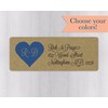 60ct - Kraft Invite Return Address Labels (#347-KR)