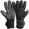 GK Saver Protech Super Black Professional Football Goalkeeping Gloves Size