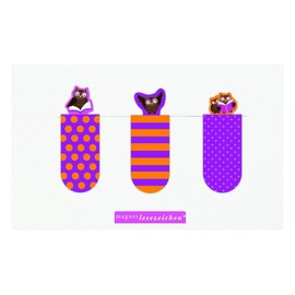 Moses Magnetic Bookmark Set of 3 Reading Owl