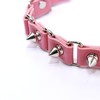 Adjustable XL Spiked Dog Collar Soft Pu Leather Rivet- Padded