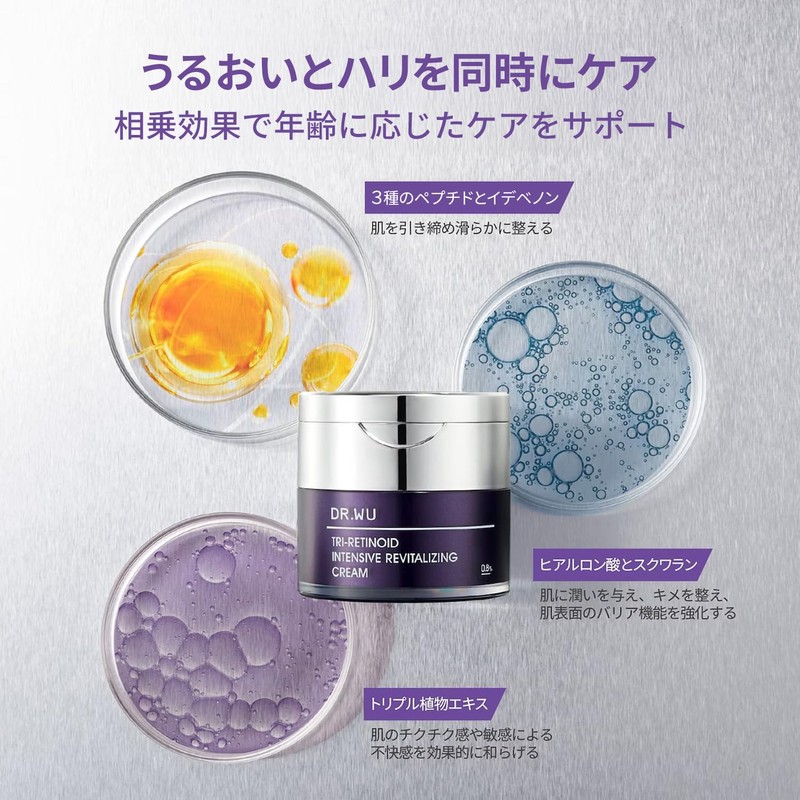 DR.WU Triretinoid 0.8% Intensive Revitalizing Retinol Beauty Cream, Retinal, Night