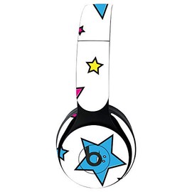 MightySkins Skin for Beats Solo Pro Wireless Headphones - Smiley Stars | Protective, Durable, and Unique Vinyl Decal wrap Cover | Easy to Apply, Remove, and Change Styles | Made in The USA