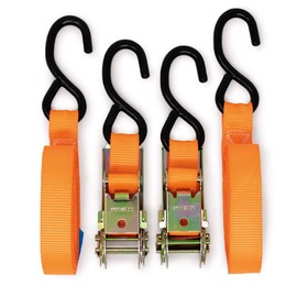 Maypole 6070 GS PK2 Ratchet Strap and Hooks, 25 mm x 4.5 m, 600 Kg