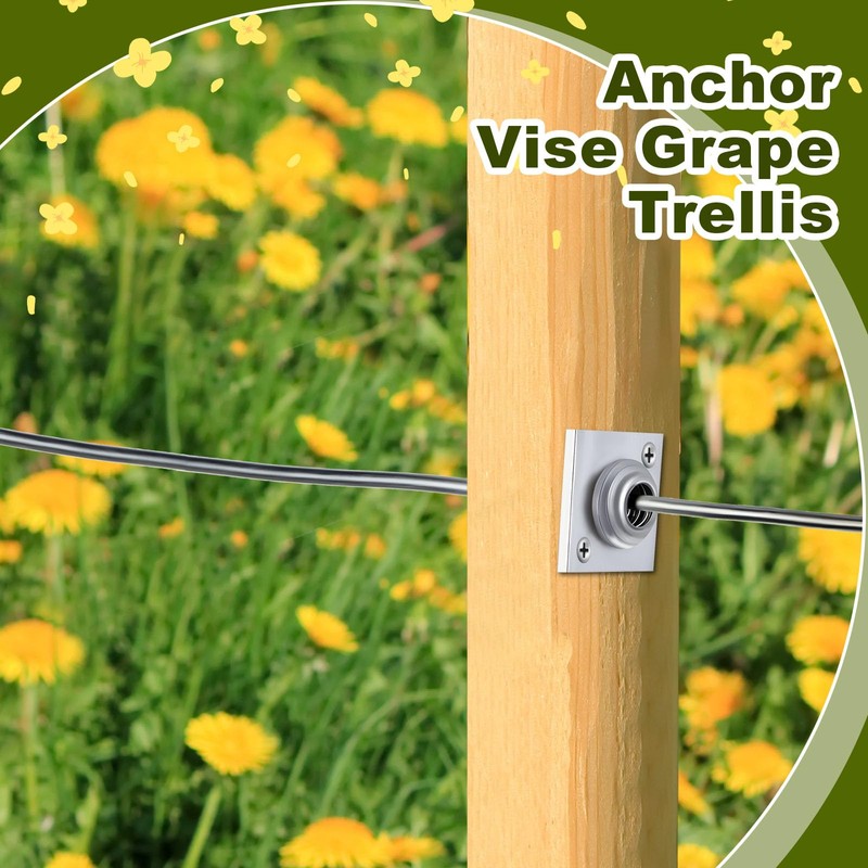 Chumia 5 Pcs Anchor Vise 9 Gauge Wire for Tightening