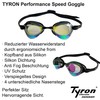 Tyron Performance Speed Goggle (Black Mirrored), Swimming Goggles | Training