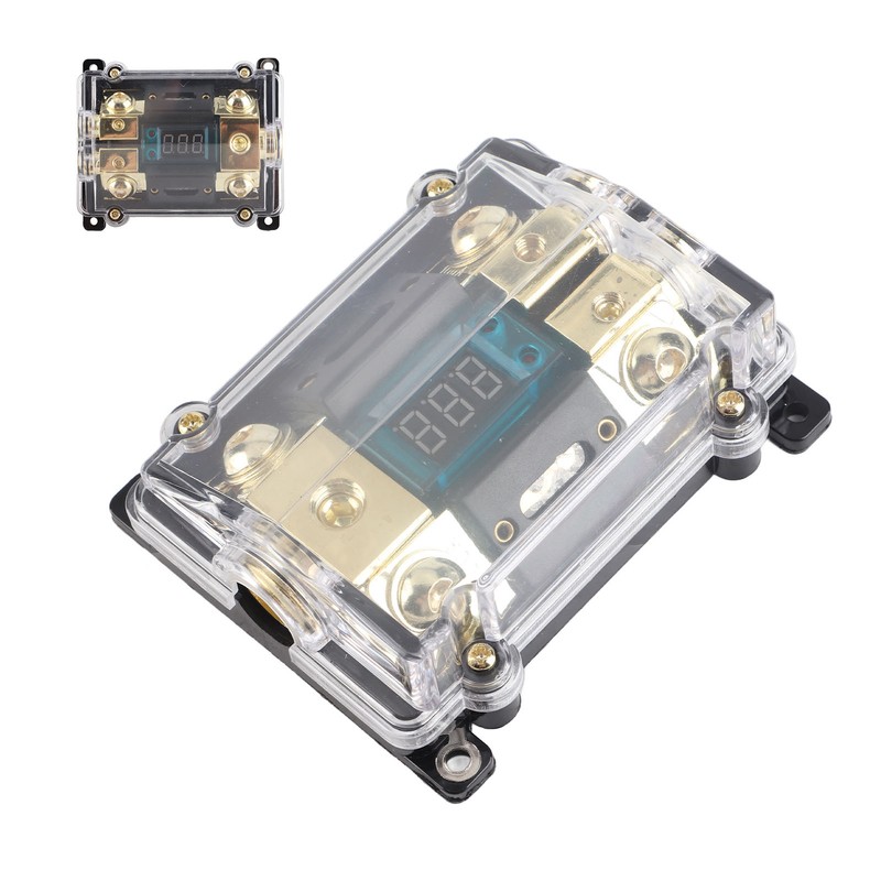 Universal Car Auto Fuse Holder 100A LED Digital 1 in
