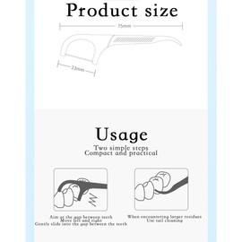 100 Zahnseidentaschen, tiefes Säubern der Zahnzwischenräume, Schutz der Zahnfleischgesundheit, ideal für die ganze Familie, nach dem Essen verwenden, um Mundproblemen vorzubeugen!