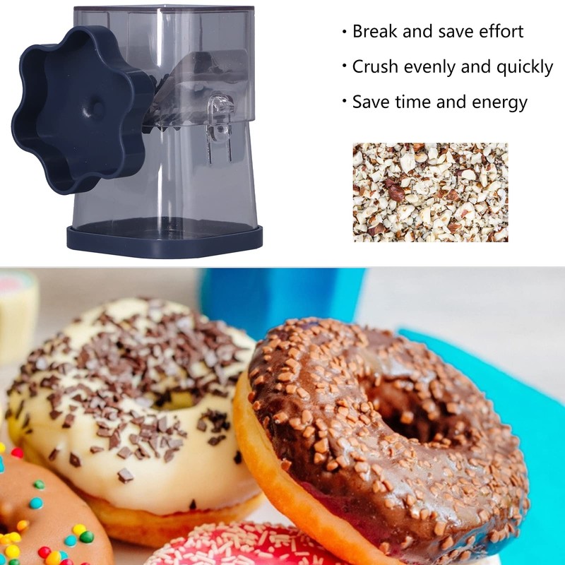 Manual Nut Chopper Effortless Hand Crank Nut Grinder Almonds Hazelnuts