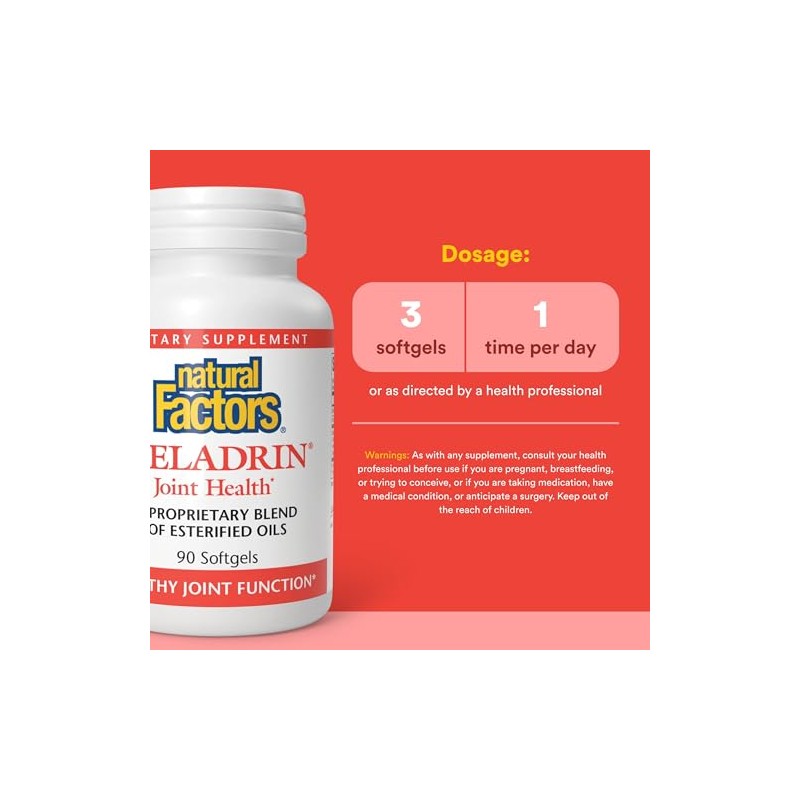 Natural Factors - Celadrin Joint Health 350mg, Supports Healthy Joint