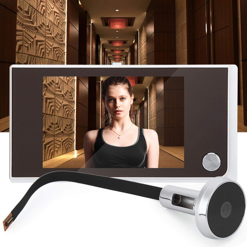 Asixxsix Home Security Camera, 120 Degree Door Viewer, HD Colour