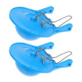 Toilet Flapper Replacement, 2 Pack - 3 Inch Compatible with Gerber 99-788, Includes 2 Toilet Handle Chains - Durable Rubber for Water Saving & Easy Installation