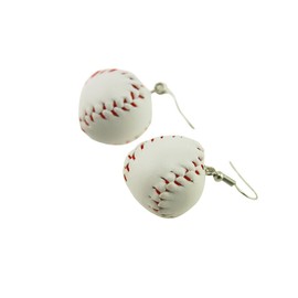 Naissant Cute Ball Earrings Short Type Baseball Baseball Fight Game Goods