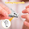Nagelknipser Set, Premium Edelstahl Fingernagel und Zehennagel Clipper Cutter, Nagelknipser