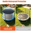 Trampoline Shade Cover with Hole,8FT Waterproof Trampoline Top Cover Fits