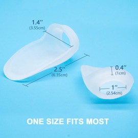 Bukihome Gel Bunion Shield, Bunion Protectors to Cushion Foot, Advanced Bunion Pads to Relieve Bunion Pain and Absorb Pressure - 6 Pack