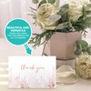 Decorably Thank You Cards with Envelopes & Stickers, Gold-Foiled Cards