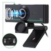 Gsou 1080P Webcam with microphone for desktop, Computer webcam Connect