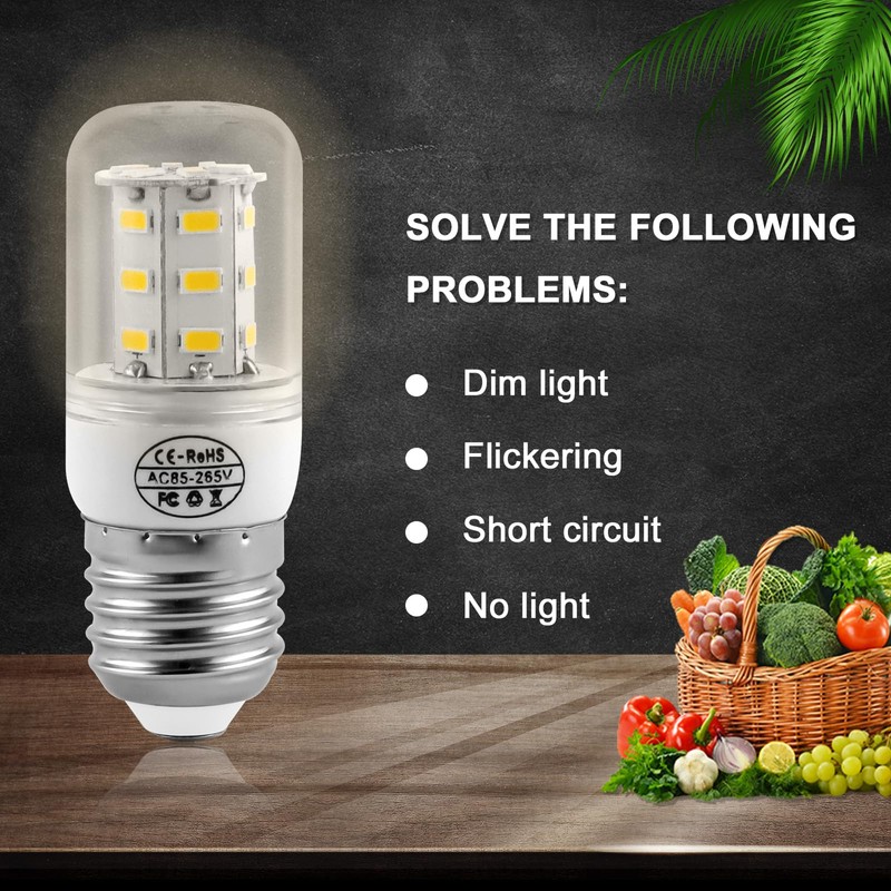 AMI PARTS 5304511738 Refrigerator Light Bulb kei d34l,LED Refrigerator Light