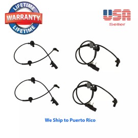 C-HORSE 4 ABS Speed Sensor Front Rear Right & Left Fit ESCALADE SUBURBAN TAHOE 2014-2020