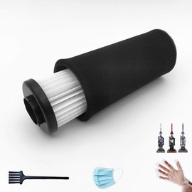 F112 Filter Compatible with Dirt Devil Style F112,with 𝐠𝐥𝐨𝐯𝐞+ 𝐌𝐚𝐬𝐤+𝐁𝐫𝐮𝐬𝐡,Endura Replacement Odor Trapping Filter UD20120NC, UD70161, UD70164, UD70174,Compares to AD47936, 1 Foam Filters