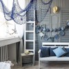 KAIAIWLUO Decorative Fishing Net,Nautical Fish Net Mediterranean Fish Netting Decor