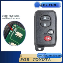 Unbranded 5290 keyless Complete Remote for Toyota Prius 2010 2011 2012 2013 2014 Key Fob