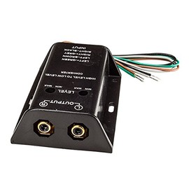 tomzz Audio 5800-082 High Low Adaptor for Subwoofer Amplifier Converter Speaker to RCA Level Adjustable