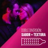 Sico Play, Condón de látex texturizado sabor fresa 3 piezas