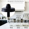 Wide Mouth Mason Jar Pump Dispenser Lid for Syrup Sauce